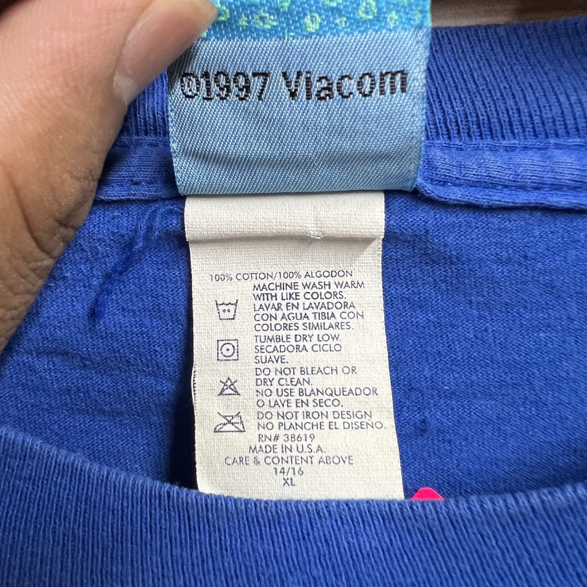 Nickelodeon × Vintage VTG 90s RUGRAT TEE Size US M / EU 48-50 / 2 - 4 Thumbnail