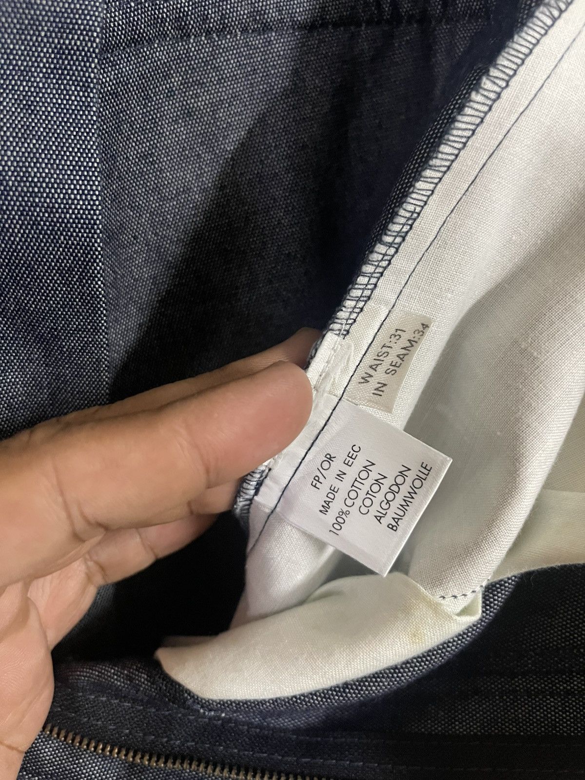 Saint Laurent Paris Saint Laurent Denim French Work Wear Baggy W30 L40 Vintage Size US 30 / EU 46 - 6 Thumbnail