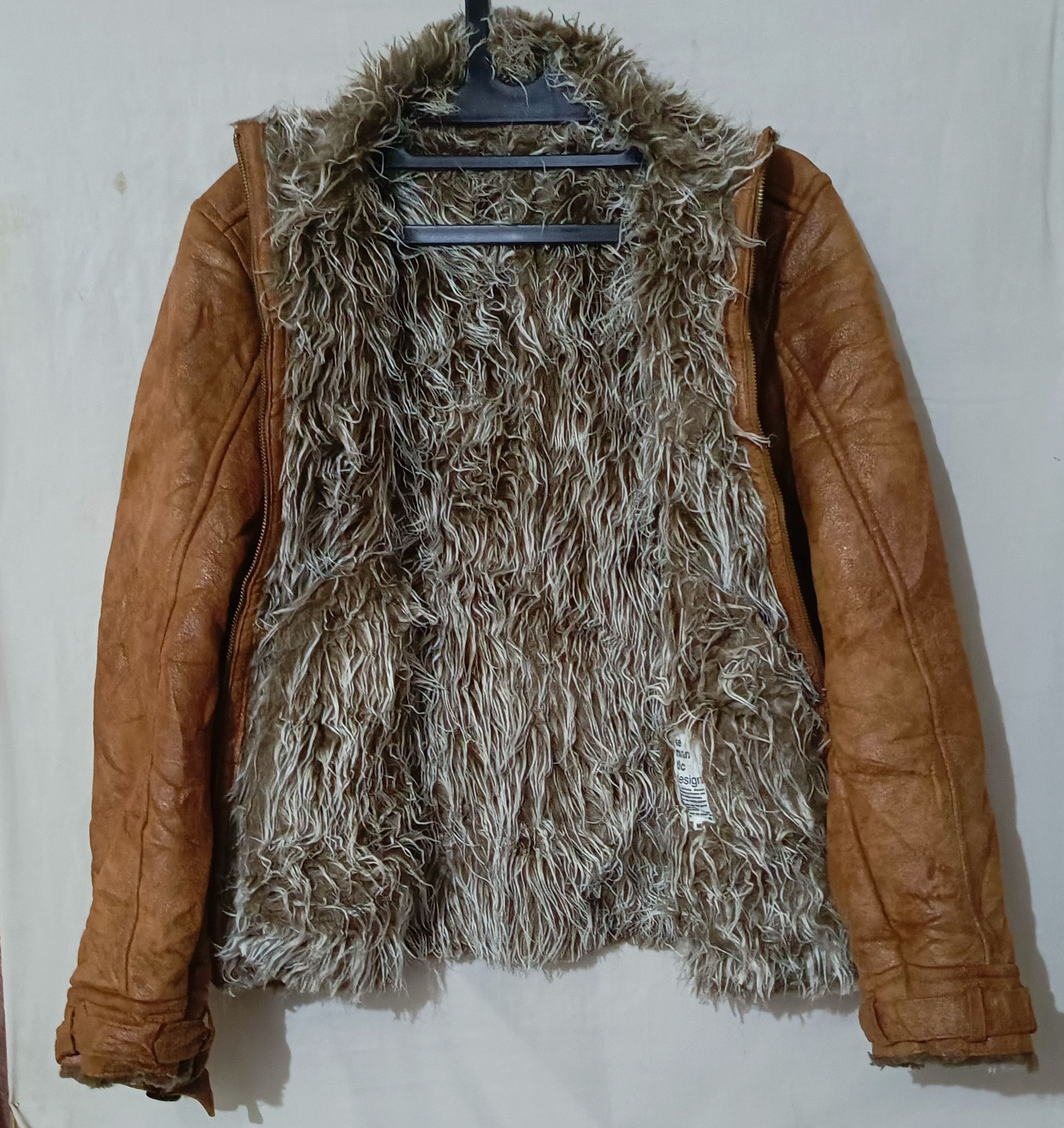 14th Addiction Japanese~ Crazy Fur Semantic Design Leather Suede Jacket Size US M / EU 48-50 / 2 - 3 Thumbnail