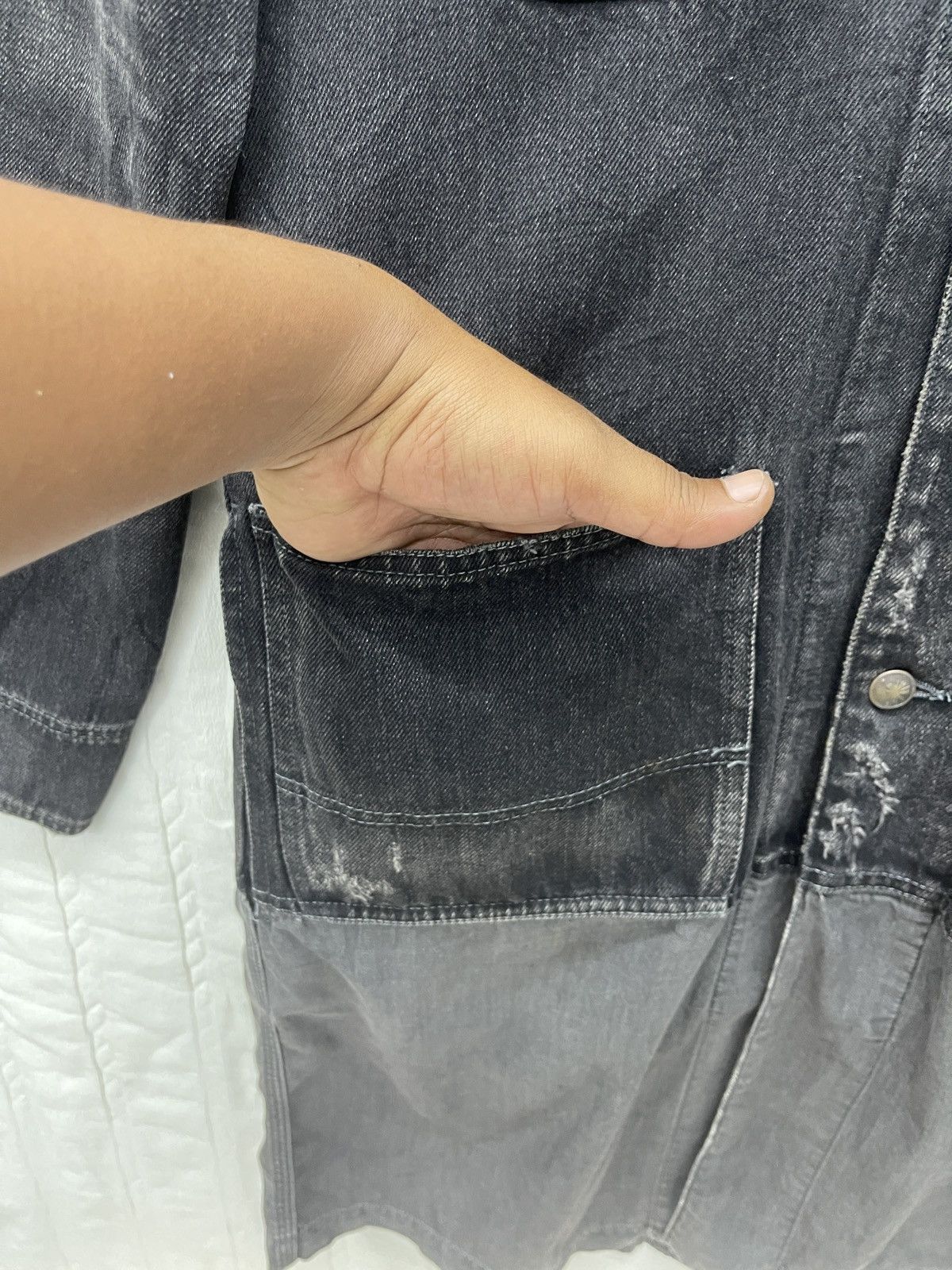 Maison MIHARA YASUHIRO RARE🔥MIHARA YASUHIRO AW15 DENIM OVERJACKET Size US S / EU 44-46 / 1 - 11 Thumbnail