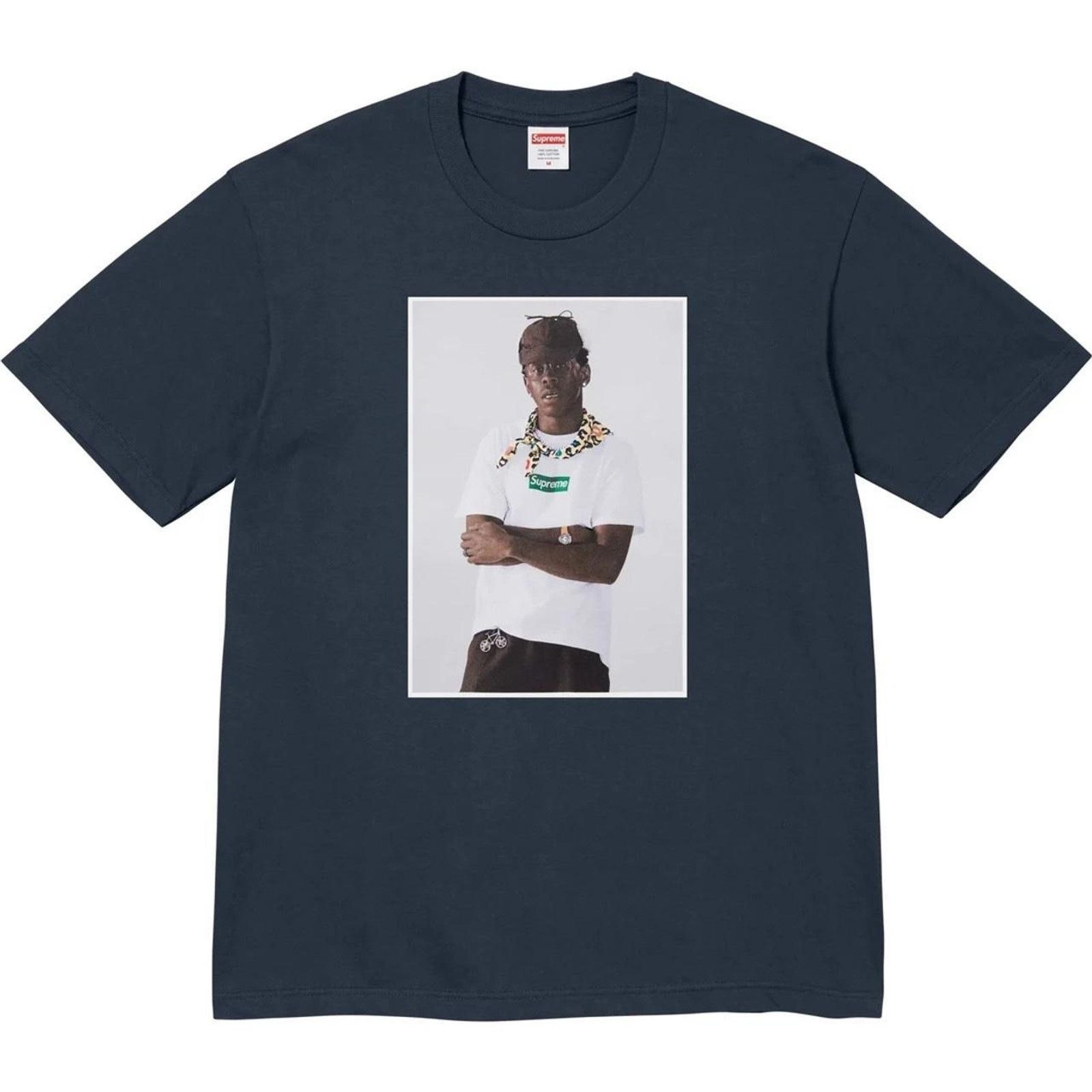 Supreme x Tyler The Creator Photo T Shirt in Navy XXL