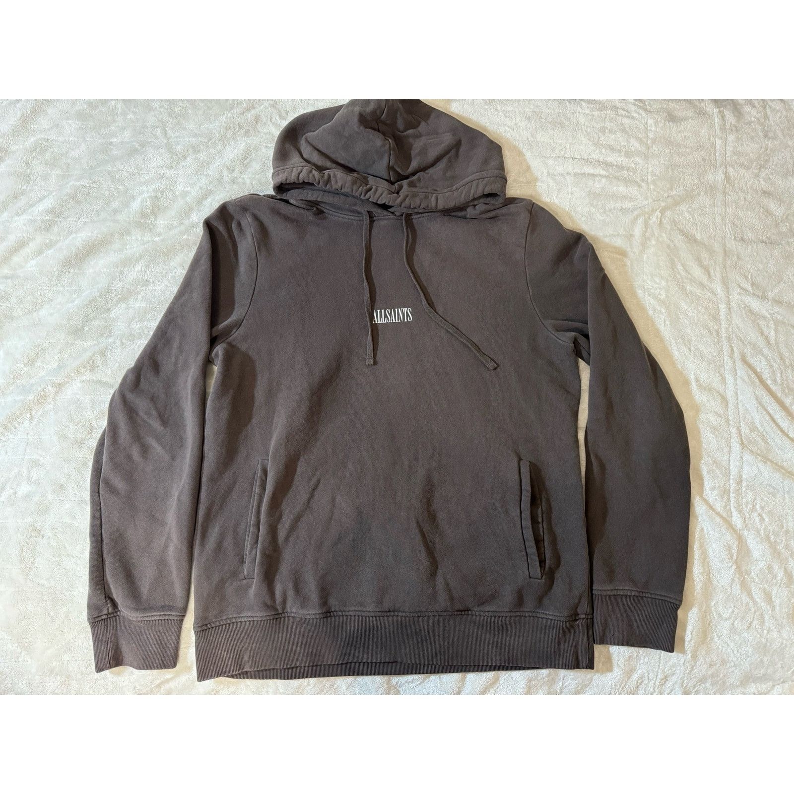 Allsaints All Saints Brown Washed Pullover Sweatshirt Hoodie Men’s M Size US M / EU 48-50 / 2 - 5 Thumbnail