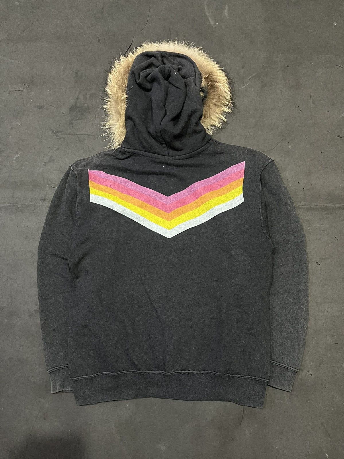 Japanese Brand Noel galagher oasis fur hoodie ifsixwasnine lgb styled Size US M / EU 48-50 / 2 - 2 Thumbnail