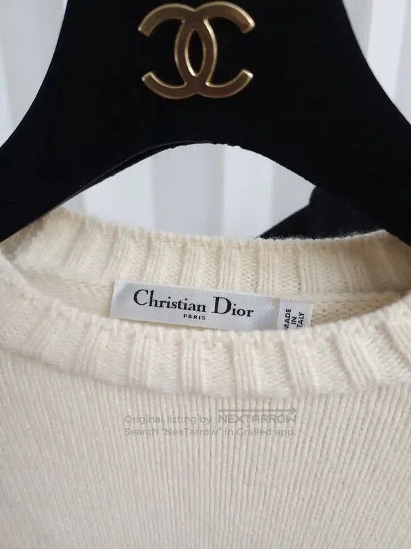 Dior Dior Winter White Wool Sweater for Women . Size M / US 6-8 / IT 42-44 - 4 Thumbnail