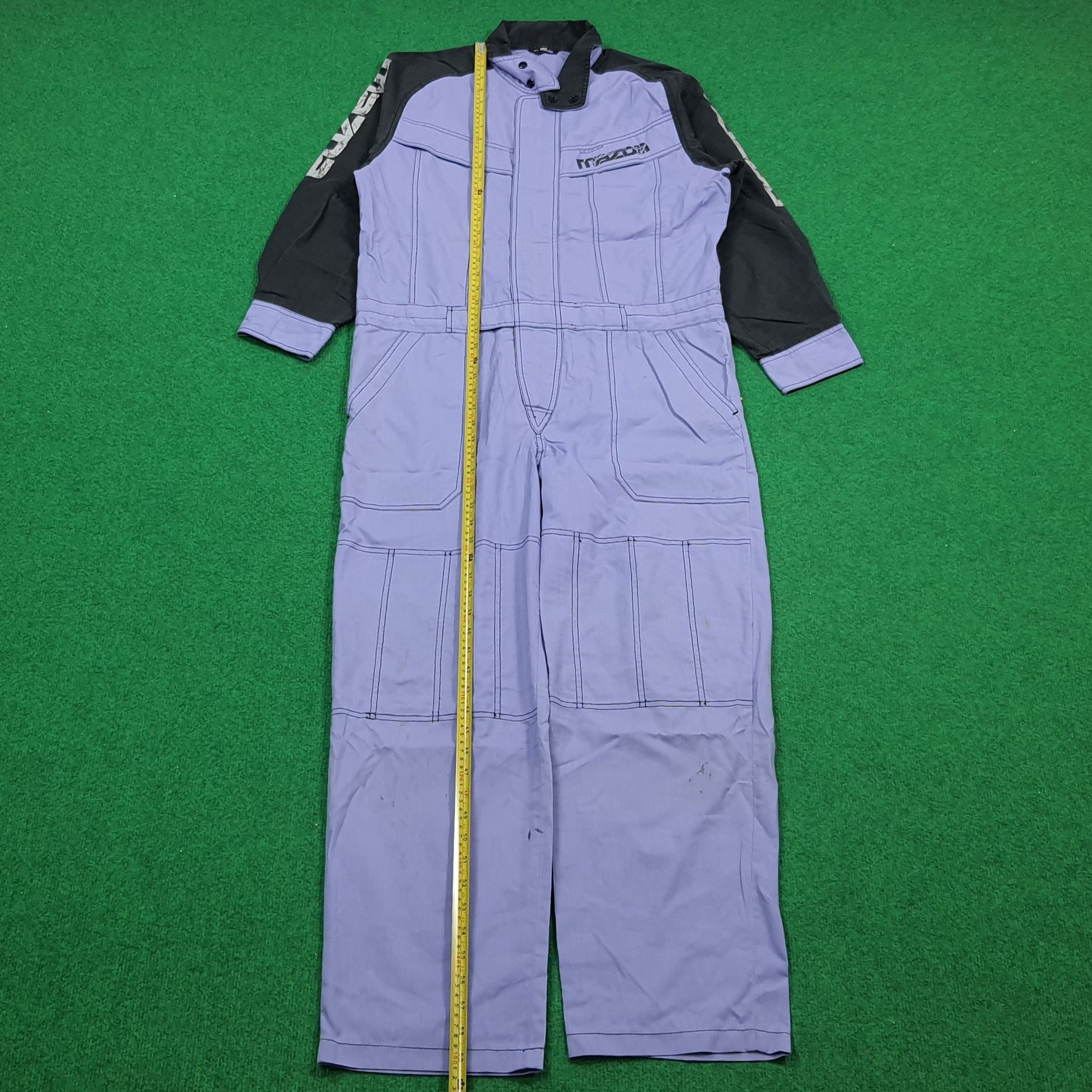 Japanese Brand Vintage Mazda Japan Motorsports Utility Coverall C309N10 Size US M / EU 48-50 / 2 - 4 Thumbnail