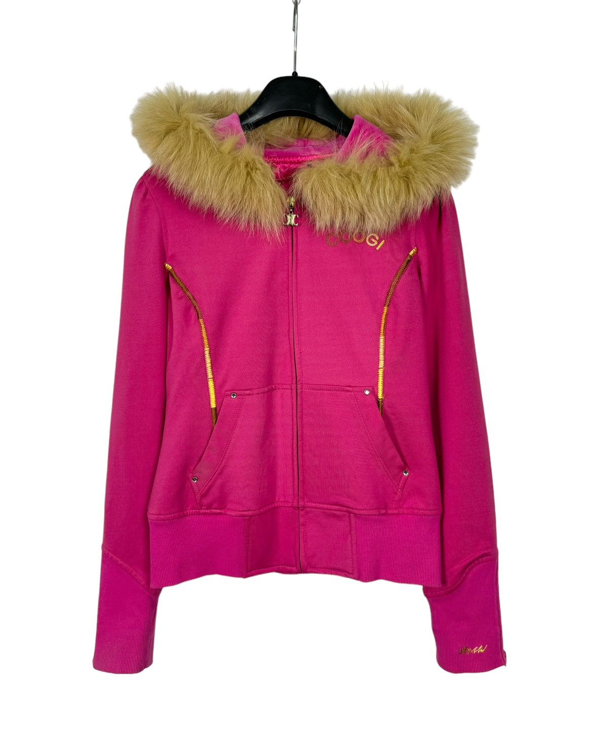 Coogi Coogi Australia Zip Jacket Hooded Fur Trim size S Size S / US 4 / IT 40 - 14 Thumbnail