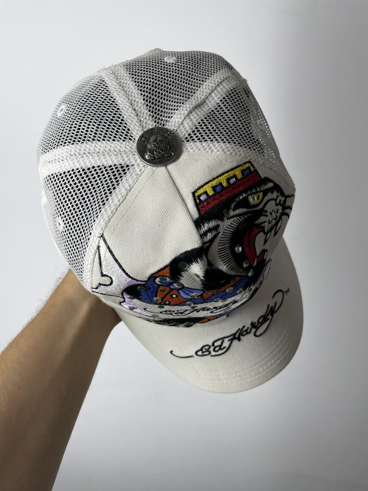 Ed Hardy × Vintage Vibes Ed Hardy y2k Embroidered Tiger Cap Size ONE SIZE - 5 Thumbnail