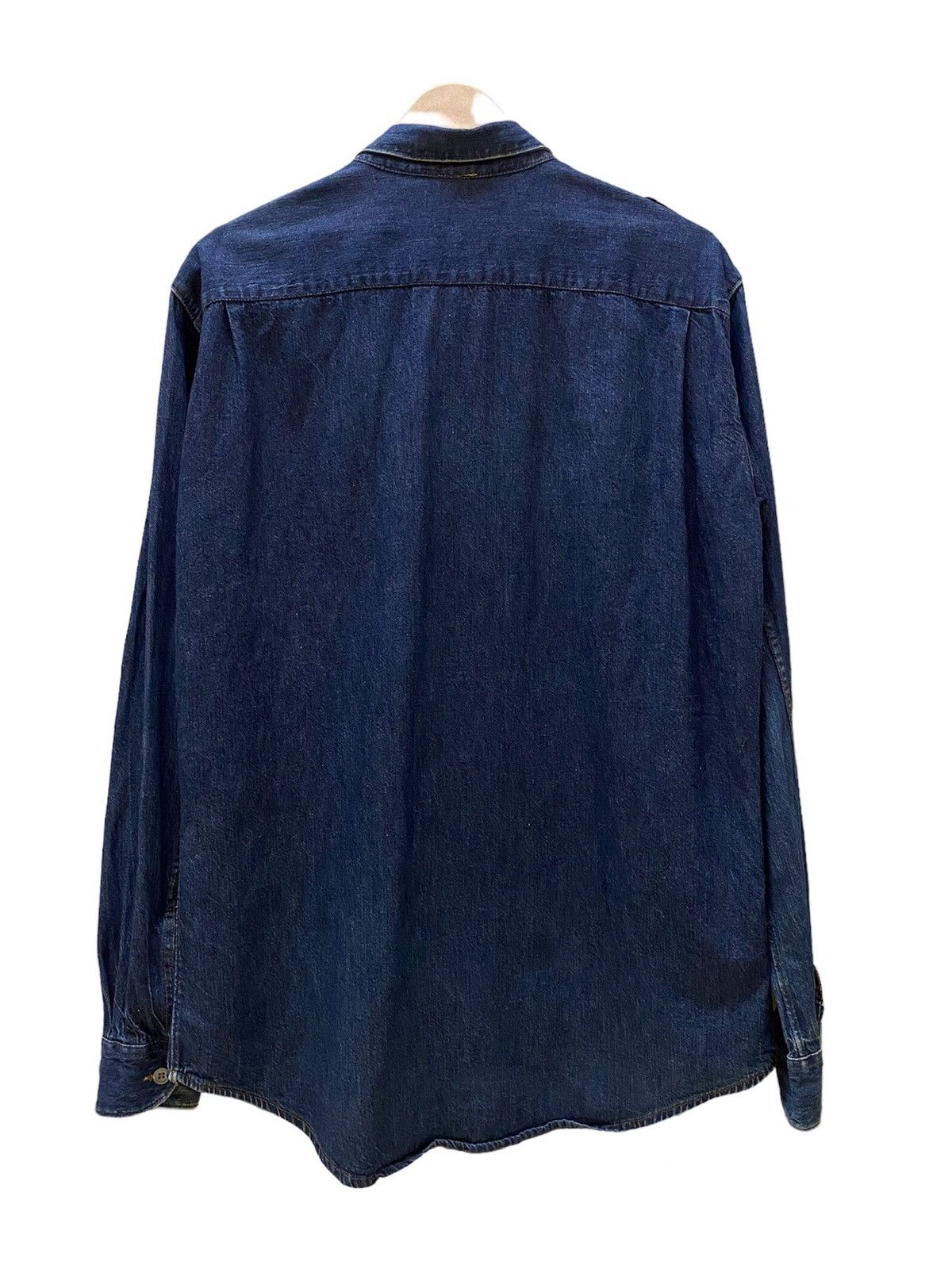 Helmut Lang Vtg SS1997 Helmut Lang Prototype Denim Shirt Size US M / EU 48-50 / 2 - 21 Thumbnail