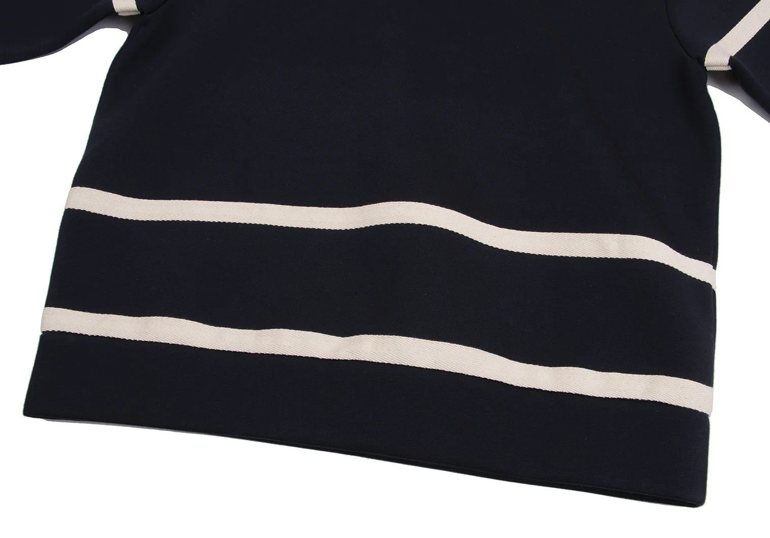 Emporio Armani Bonded Rayon Taping Line Logo Hoodie Navy M Size US M / EU 48-50 / 2 - 8 Thumbnail