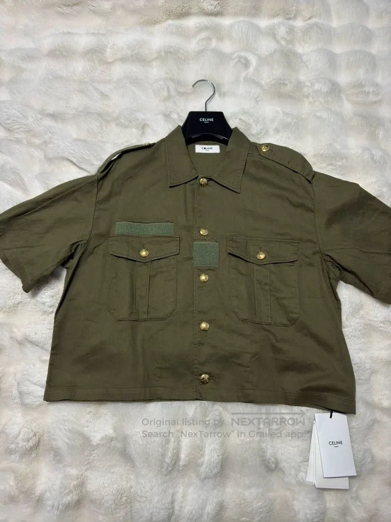 Celine CELINE Triumph Gate Short Sleeve Shirt Size XS / US 0-2 / IT 36-38 - 1 Thumbnail