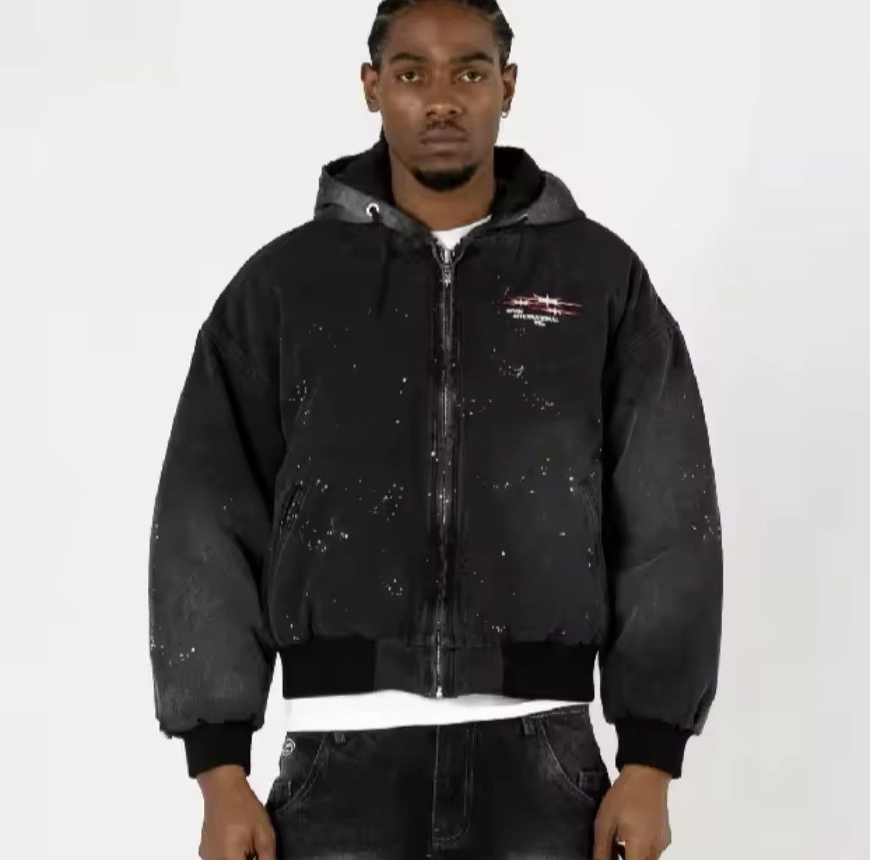 Vintage Streetwear Divin Vintage Zip Hoodie Size US S / EU 44-46 / 1 - 1 Thumbnail