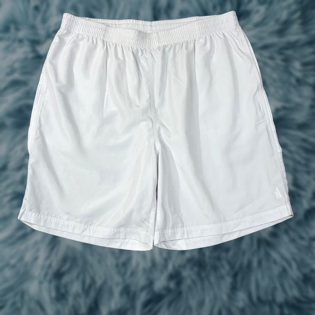johnnie-O VINTAGE? No. Johnnie-O Mens XL White Performance Golf Swim Shorts Elastic Waist Board Shorts Shirt? Size US 35 - 1 Thumbnail