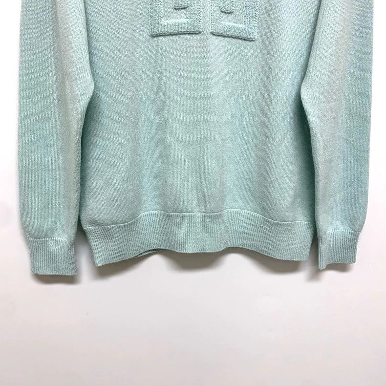 Givenchy Givenchy Mint Green Cashmere Sweatshirt 2506-Nextarrow Size US S / EU 44-46 / 1 - 6 Thumbnail