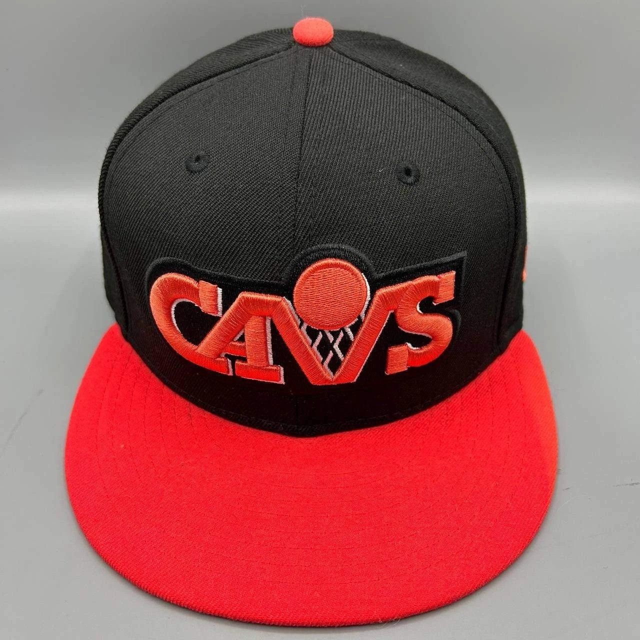 New Era Cleveland Cavaliers Hat Men Black Red Embroidered Snap Back Size ONE SIZE - 1 Thumbnail
