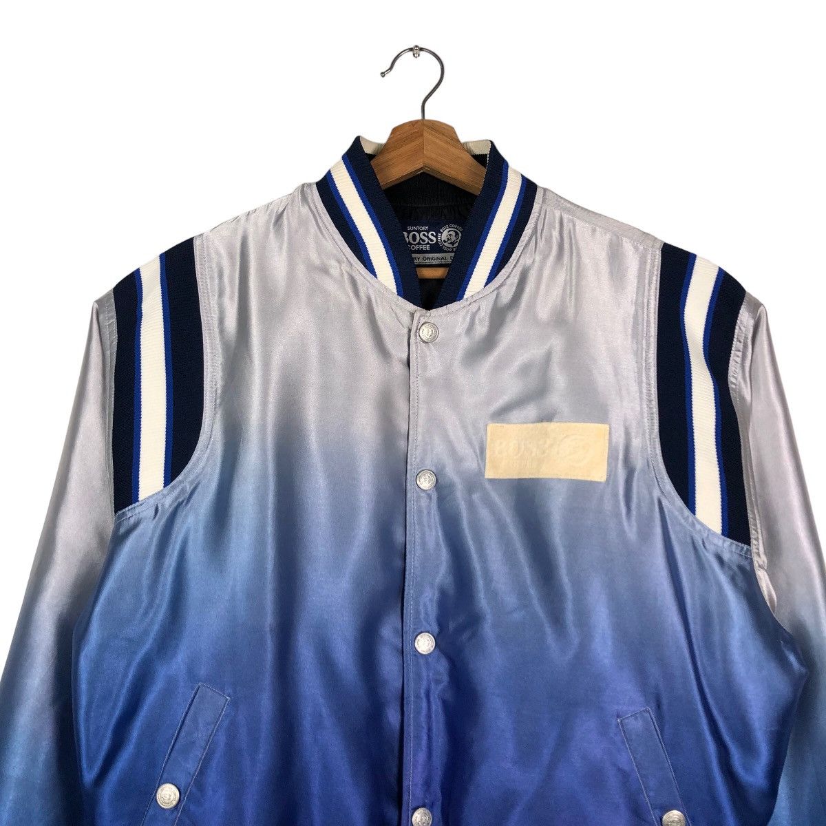 Japanese Brand 🔥Vintage Bomber Jacket Satin Sukajan Suntory Coffee Boss Size US M / EU 48-50 / 2 - 4 Thumbnail