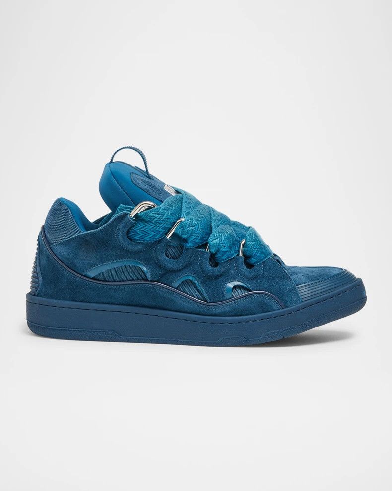 Lanvin oc11z0426 Curb Sneakers in Blue Size US 8 / EU 41 - 1 Thumbnail