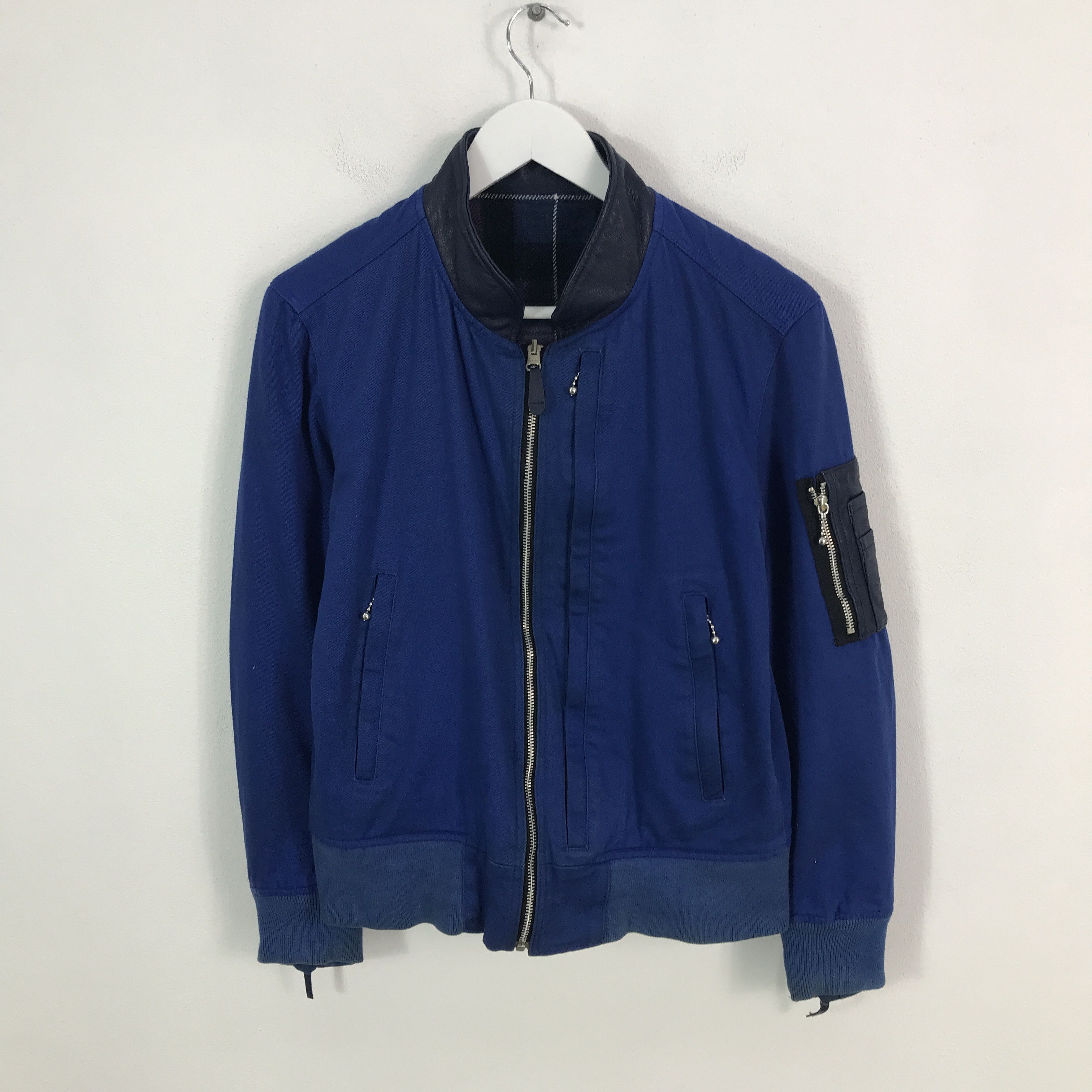 Japanese Brand Jimsinn Reversible Zipper Jacket Size US XS / EU 42 / 0 - 1 Thumbnail