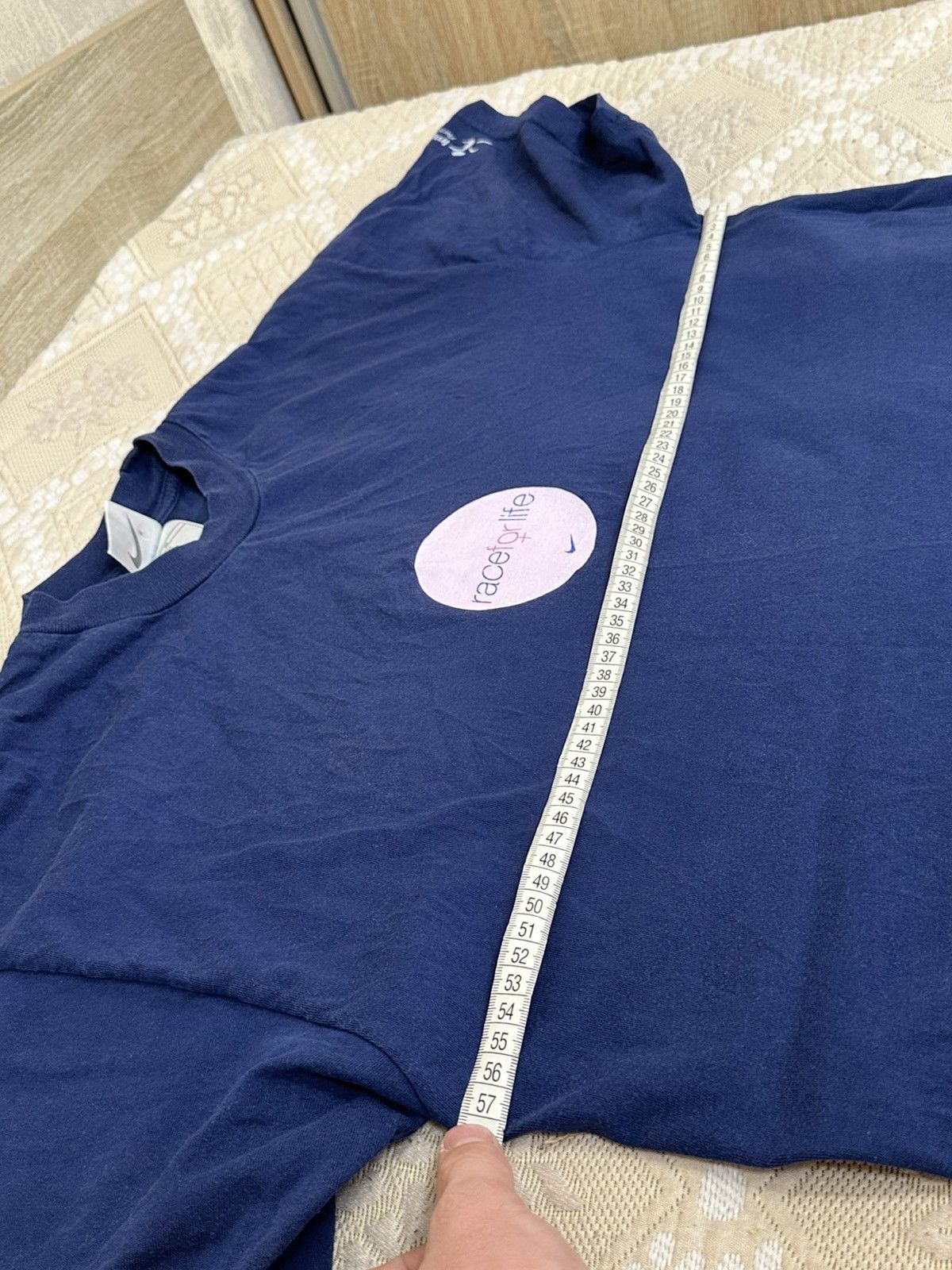 Nike 🔥 00s Nike Race For Life Logo Vintage T Shirt Sport Runner Size US L / EU 52-54 / 3 - 5 Thumbnail