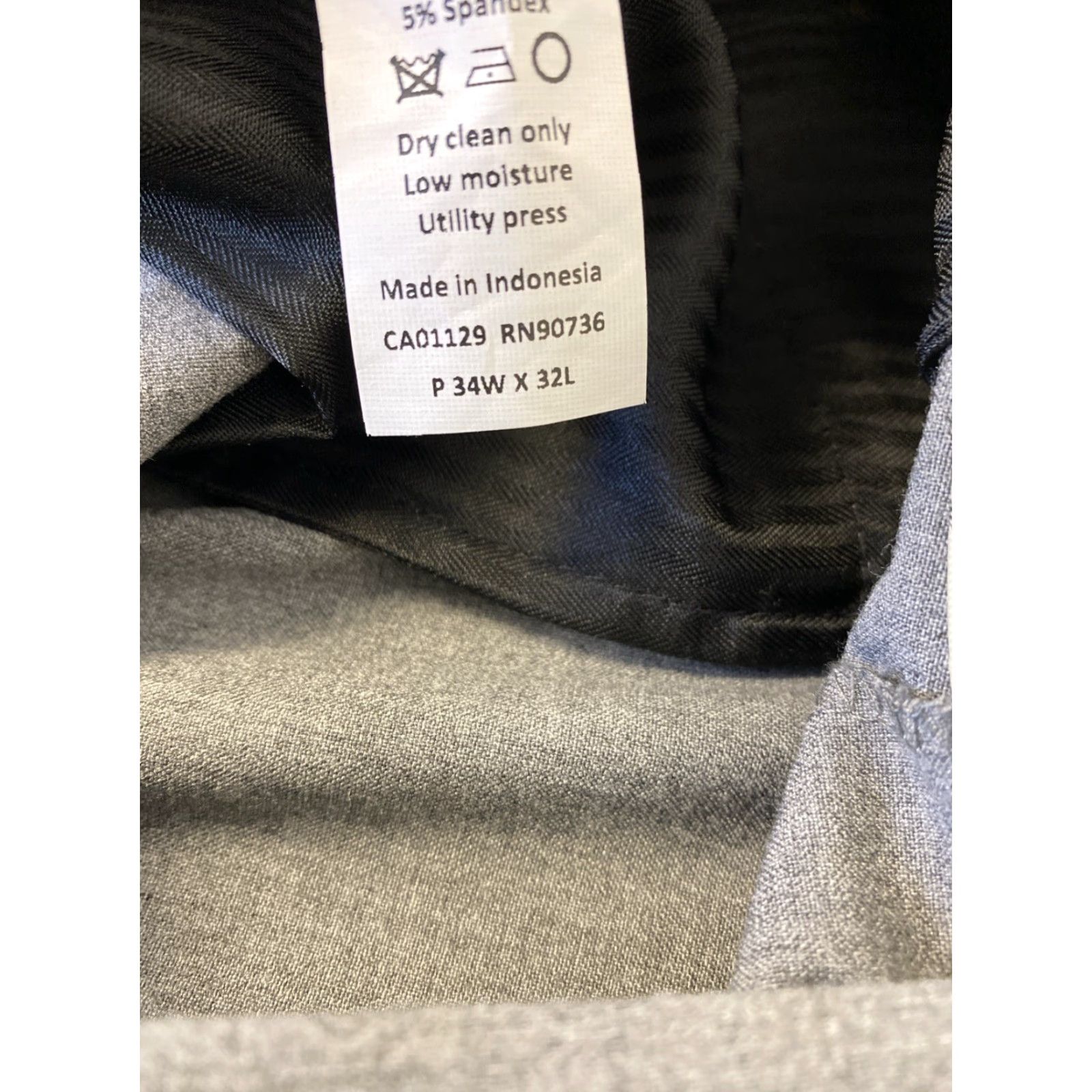 Ralph Lauren Ralph Lauren Pants Mens 34x32 Gray Dress Slacks LAUREN Formal Business /0183 Size US 34 / EU 50 - 5 Thumbnail