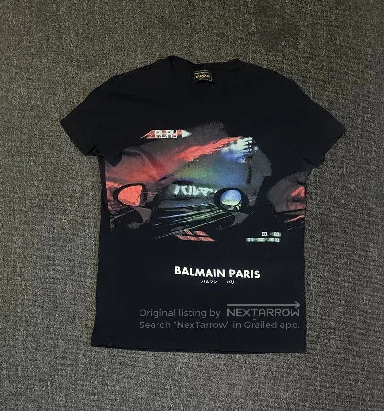 Balmain Balmain Paris Graphic Print Short Sleeve T. Size US S / EU 44-46 / 1 - 1 Thumbnail