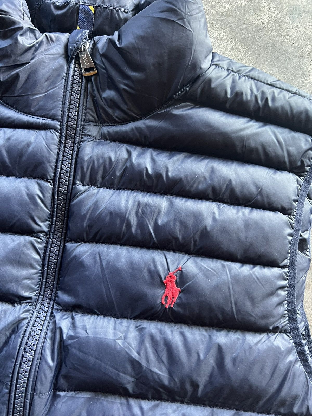 Polo Ralph Lauren Polo Ralph Lauren Blue Down Vest Size US S / EU 44-46 / 1 - 2 Thumbnail