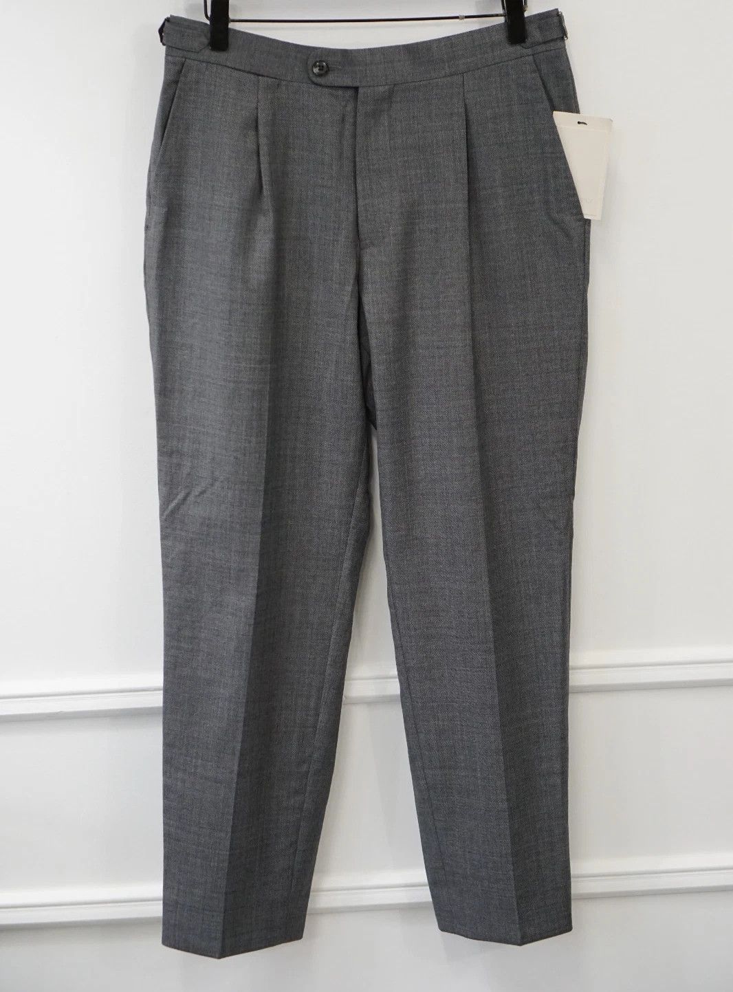 Suitsupply Men Suitsupply Pants Grey Wool Brescia Size 23 UK/US36S Size 36S - 1 Thumbnail