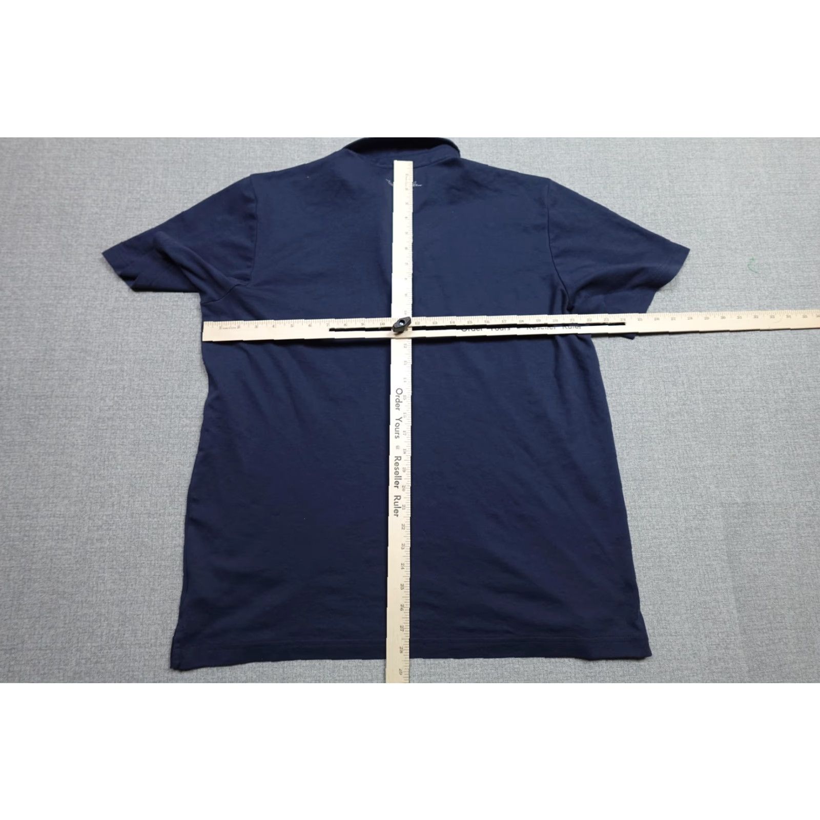 TravisMathew Travis Mathew Polo Mens XL Blue Splatter Stripe Graphic Golf Performance Short Sleeve Polo Size US XL / EU 56 / 4 - 5 Thumbnail