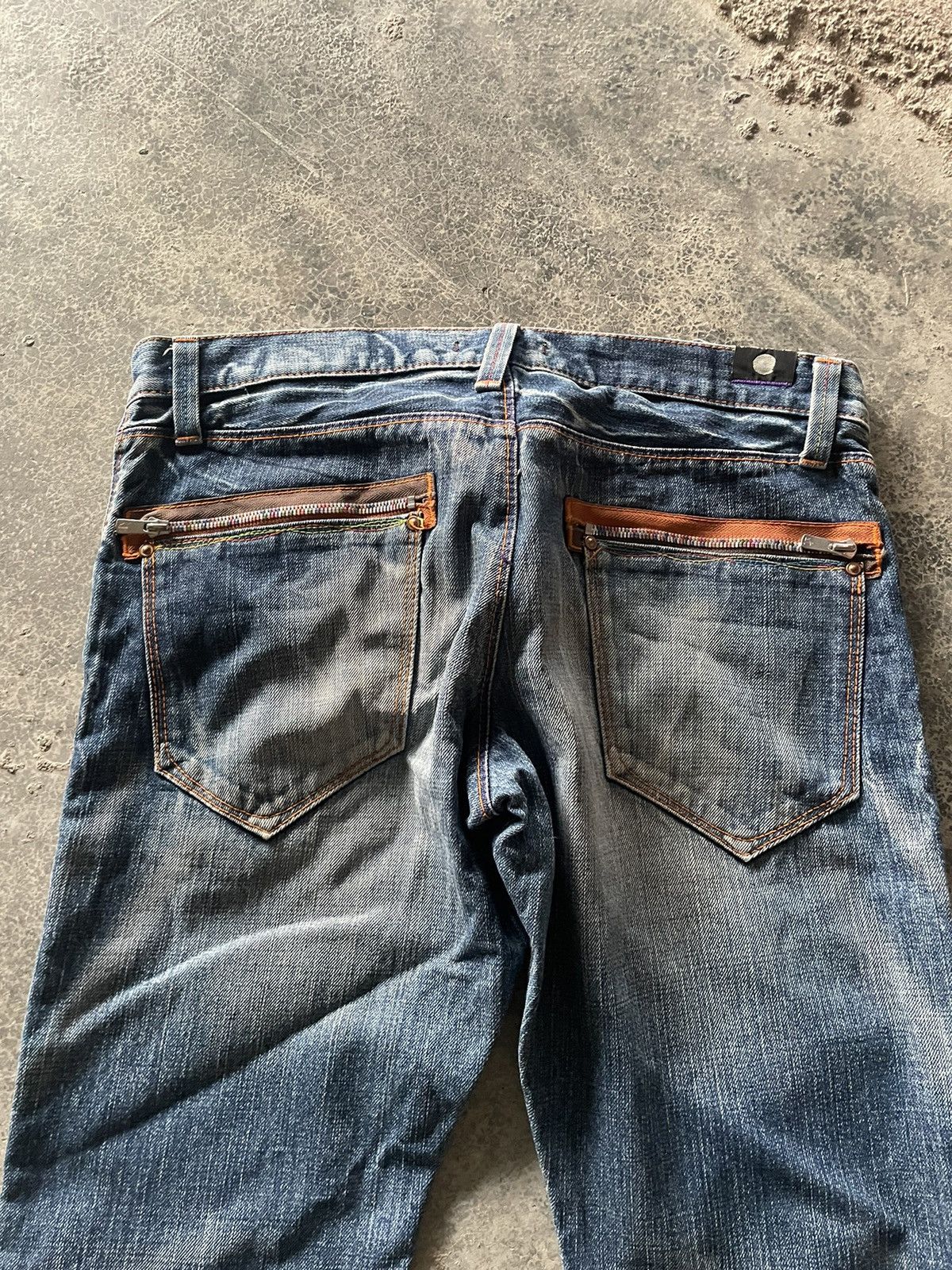Japanese Brand BLUE WAY DISTRESSED DENIM Size US 36 / EU 52 - 7 Thumbnail
