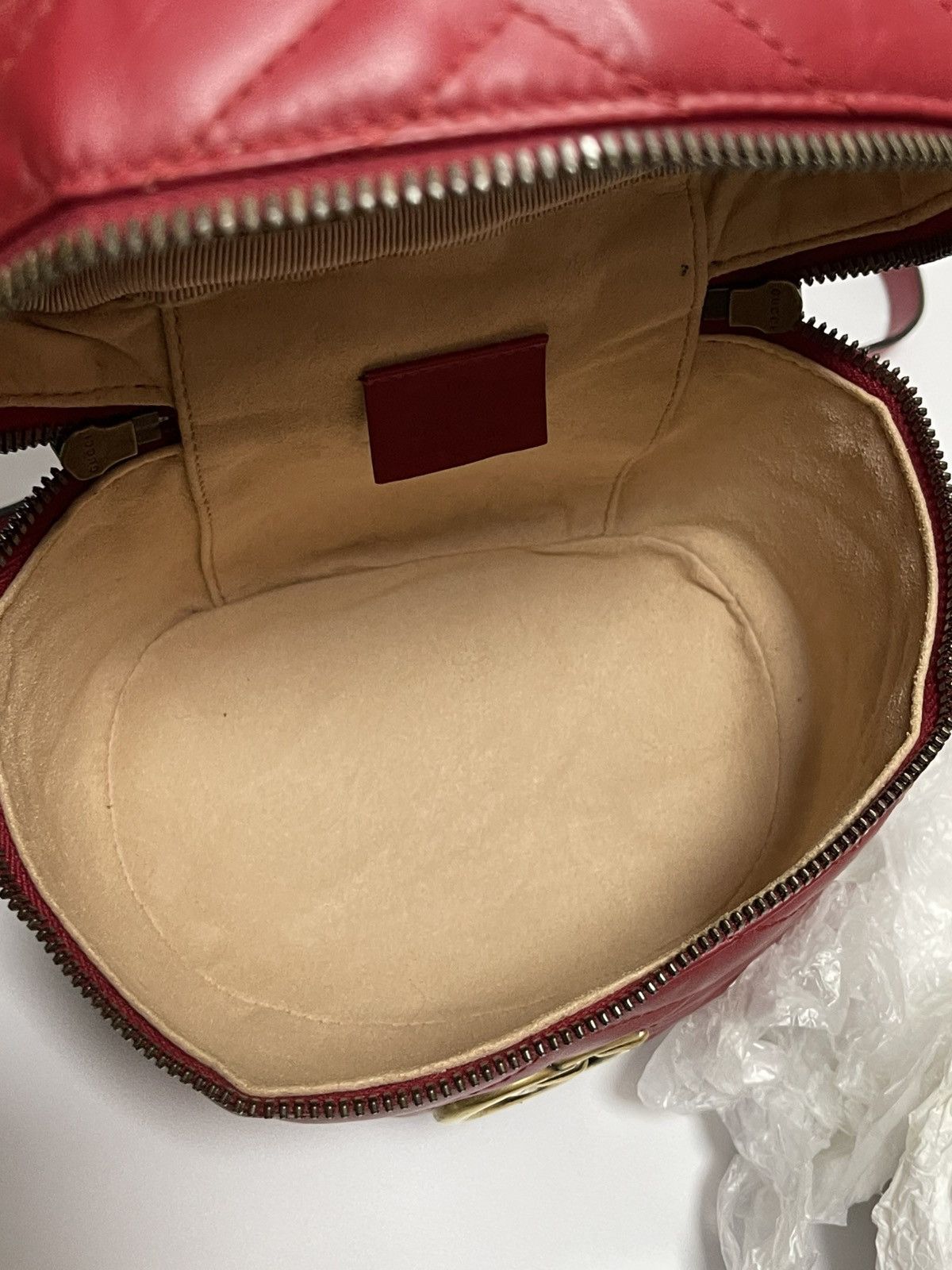 Gucci Gucci Leather Marmont Mini Backpack Size ONE SIZE - 12 Thumbnail