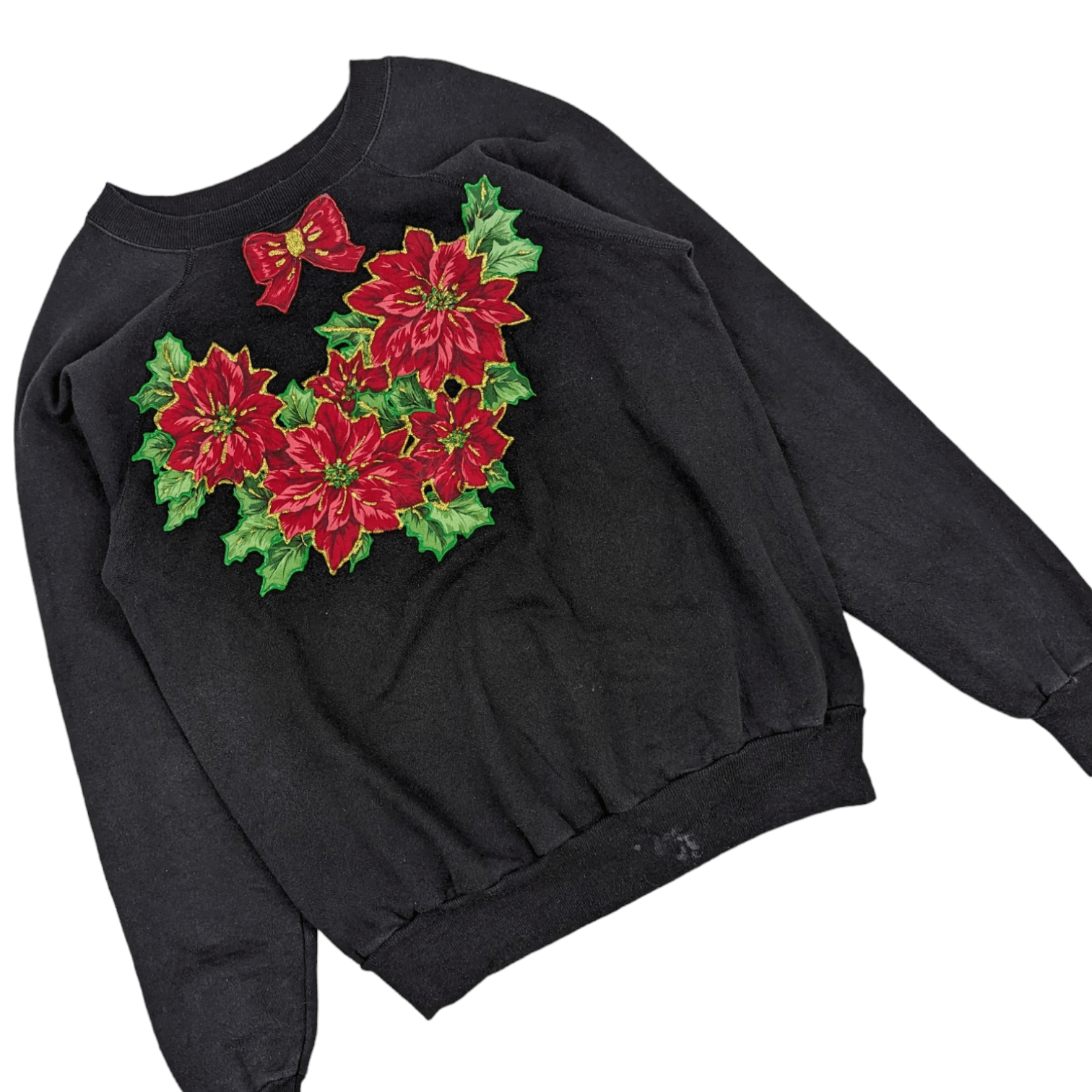 Vintage Vintage 90's PANHILL Flower Embroidery Custom Sweatshirt Size US XL / EU 56 / 4 - 2 Thumbnail