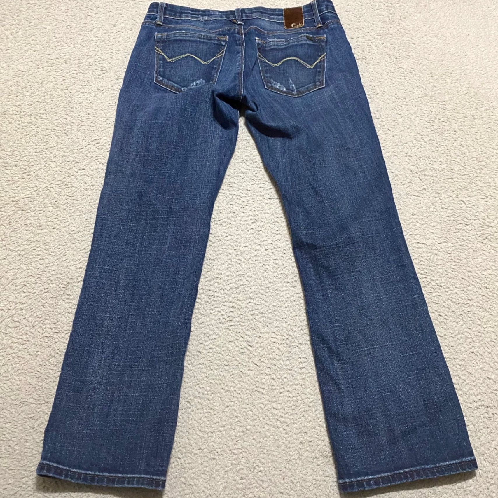 Cult Of Individuality Cult of Individuality Rogan Jeans Capri Women 28 Blue Distressed Low Rise Denim 5-Pocket Solid N/A 2859 Size 28" / US 6 / IT 42 - 2 Thumbnail