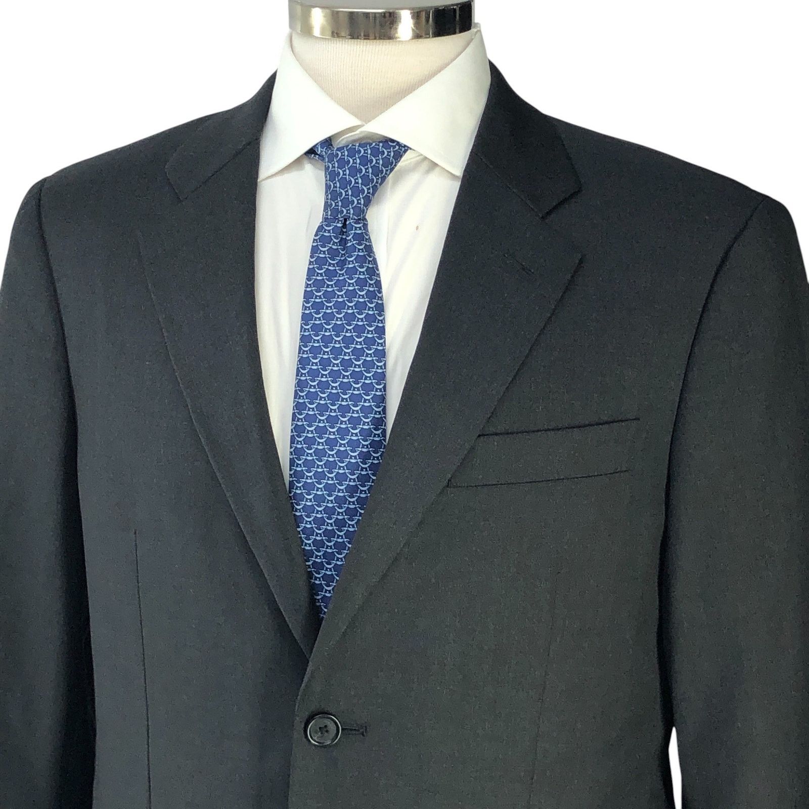 Nordstrom John W Nordstrom Size 42S Sport Coat 2 Button Charcoal Gray Size 42S - 2 Thumbnail