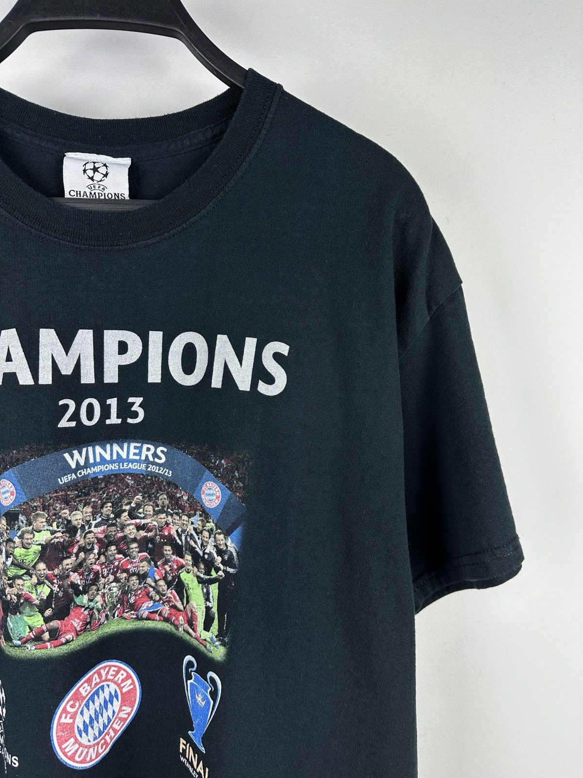 UEFA × Vintage UEFA Champion League Final Wembley 2013 Bayern Munich Shirt Size US L / EU 52-54 / 3 - 3 Thumbnail