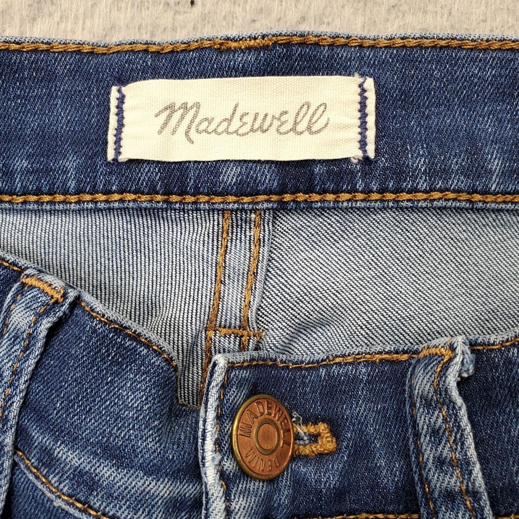 Madewell Madewell Jeans Womens Size 28 Blue Denim Skinny High Rise 5-Pocket Leg Vintage No Size 28" / US 6 / IT 42 - 7 Thumbnail