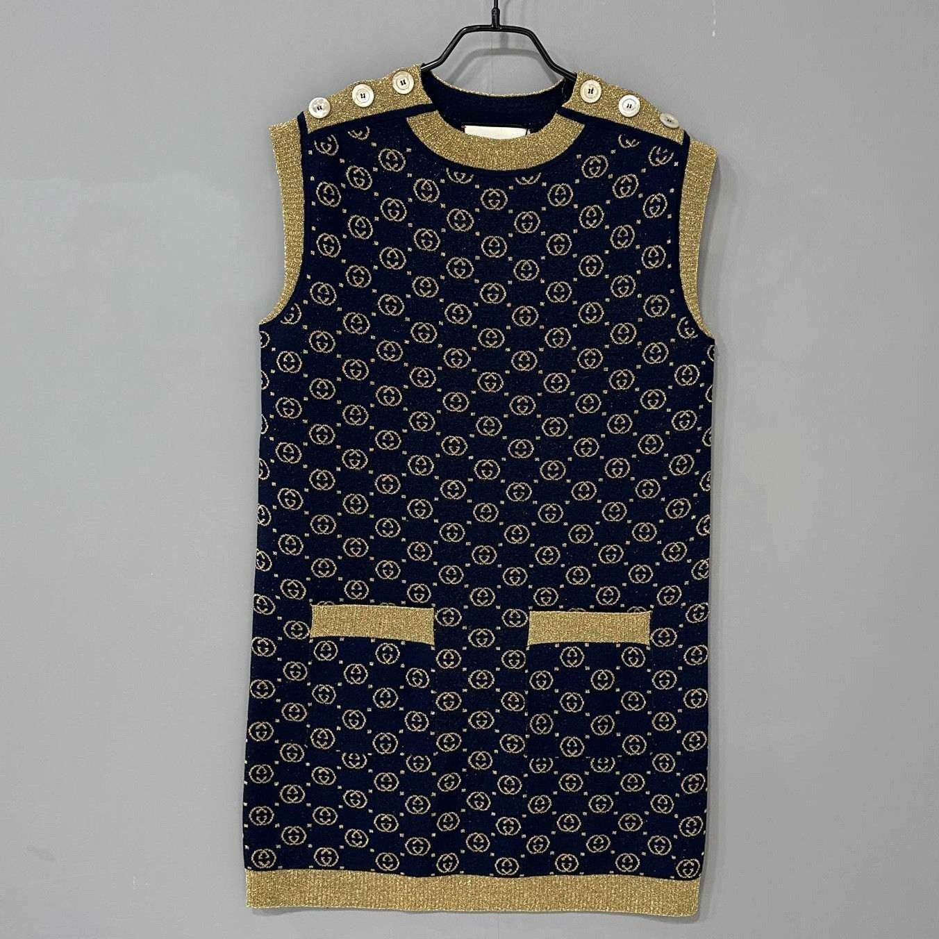 Gucci Gucci Gold Dress XS Women Size XS / US 0-2 / IT 36-38 - 1 Thumbnail