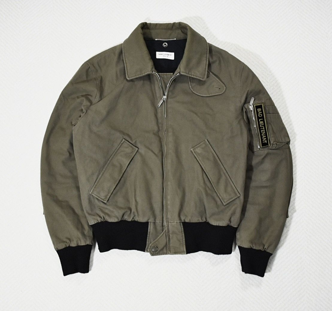 Saint Laurent Paris Saint Laurent Bomber Ma1 Jacket size48 Size US L / EU 52-54 / 3 - 1 Thumbnail