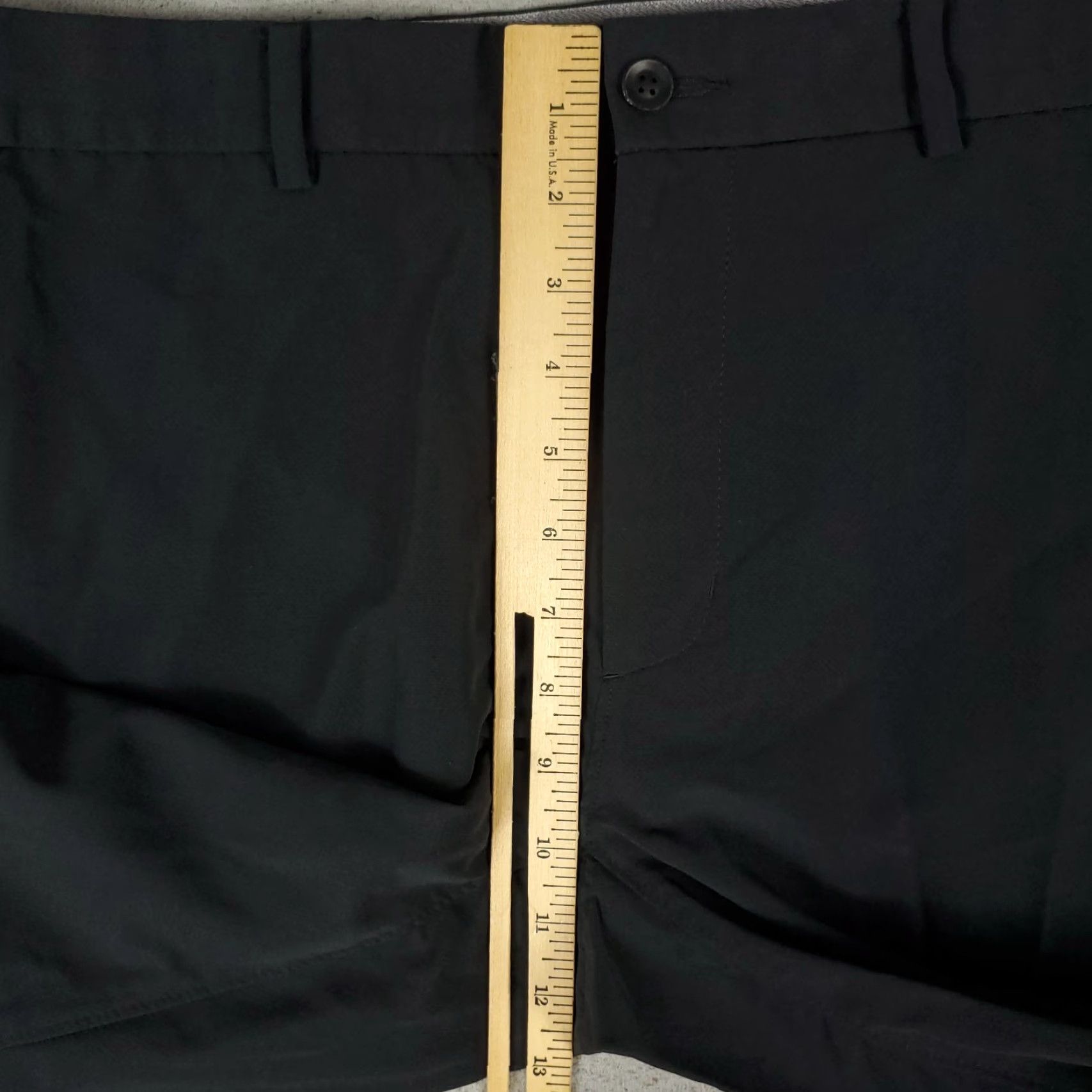 Nike Nike Pants Mens 40x30 Black Flat Front Dri Fit Chino Trousers Knit Logo Pockets Golf Straight Refined Size US 40 / EU 56 - 5 Thumbnail