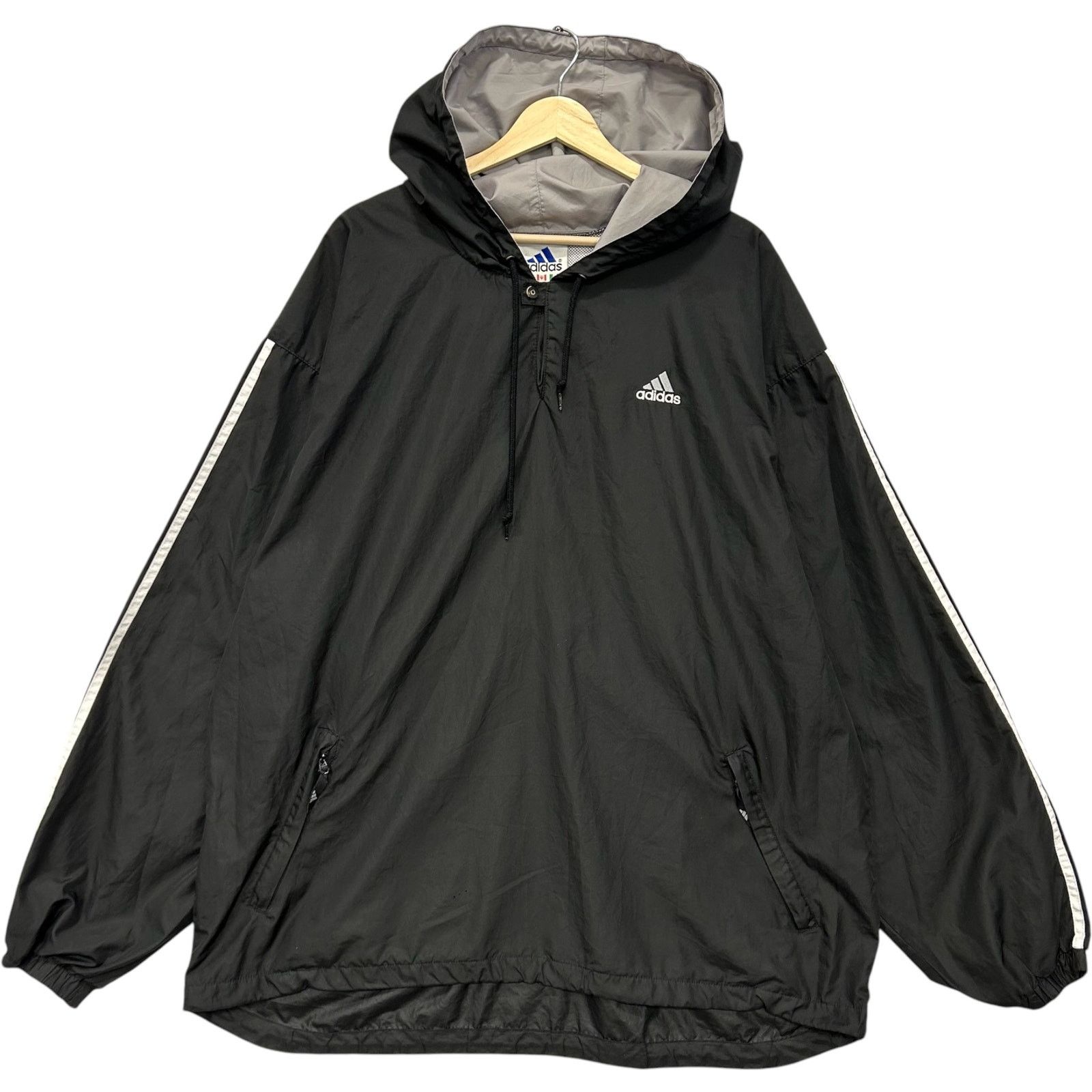 Adidas Vintage Adidas Hooded Pullover Windbreaker XXL Size US XXL / EU 58 / 5 - 1 Thumbnail