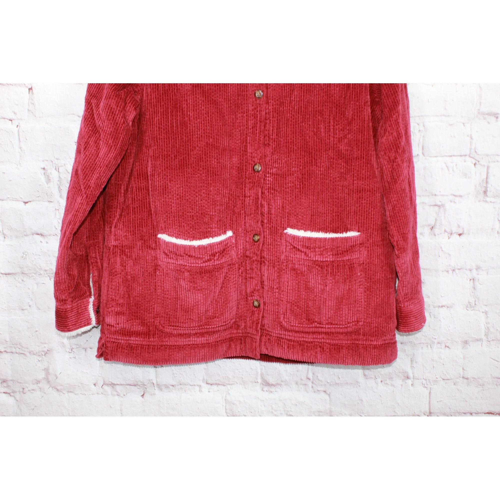 L.L. Bean LL Bean Women's Corduroy Relaxed Shirt Lined Size M / US 6-8 / IT 42-44 - 3 Thumbnail