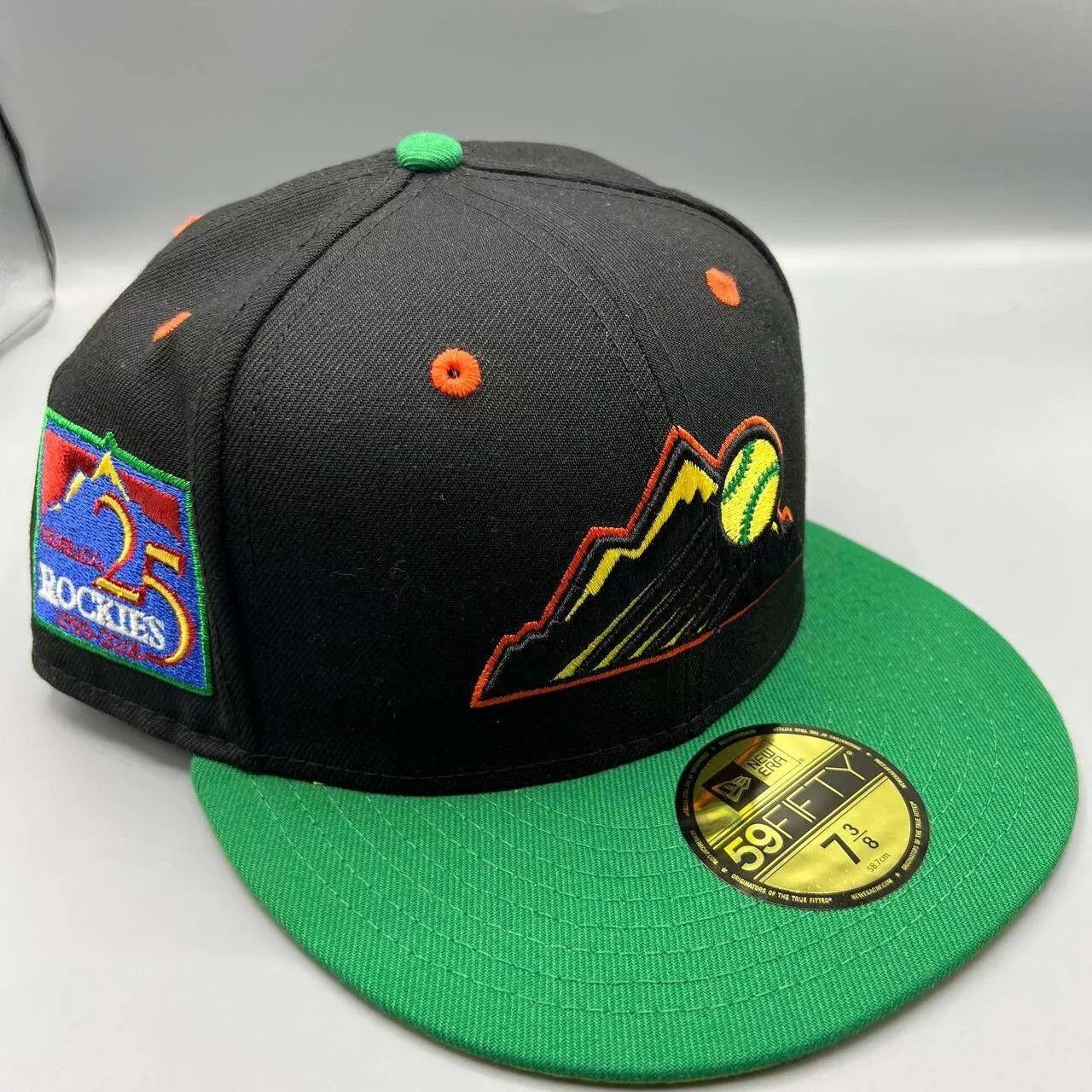 New Era Colorado Rockies Hat Men 7 3/8 59Fifty New Era MLB Fitted Size ONE SIZE - 1 Thumbnail