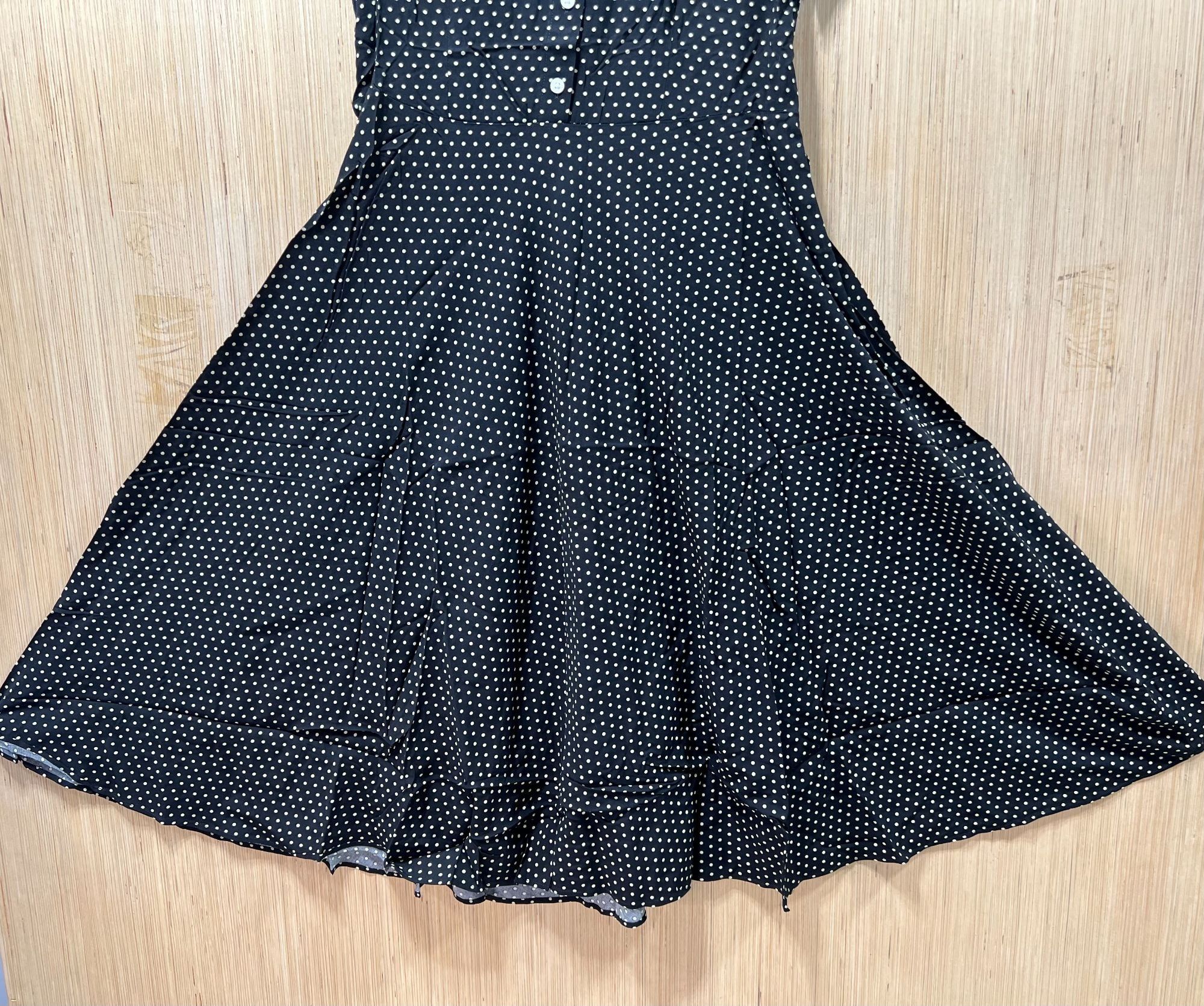 Chaps Chaps- Women's Casual Bohemian Midi Dress V-Neck With Wavy S Size M / US 6-8 / IT 42-44 - 18 Thumbnail