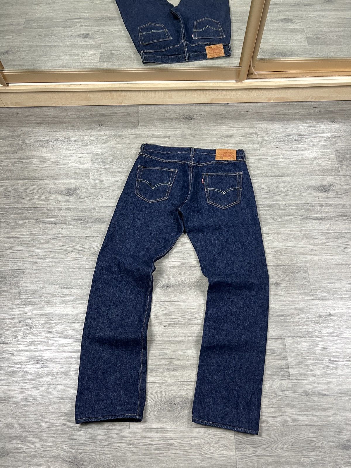 Levi's Mens Jeans Levi's 501 Original Straight Fit Big E Size 33/34 Size US 33 - 1 Thumbnail