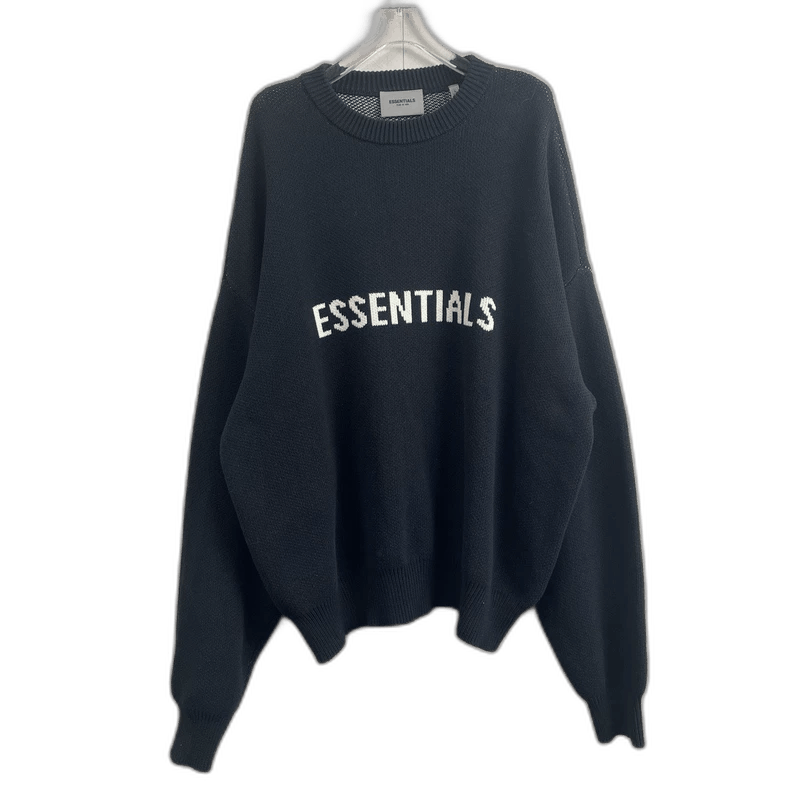 Fear of God Fogessentials Knitted Logo Sweater Size L Size US L / EU 52-54 / 3 - 1 Thumbnail