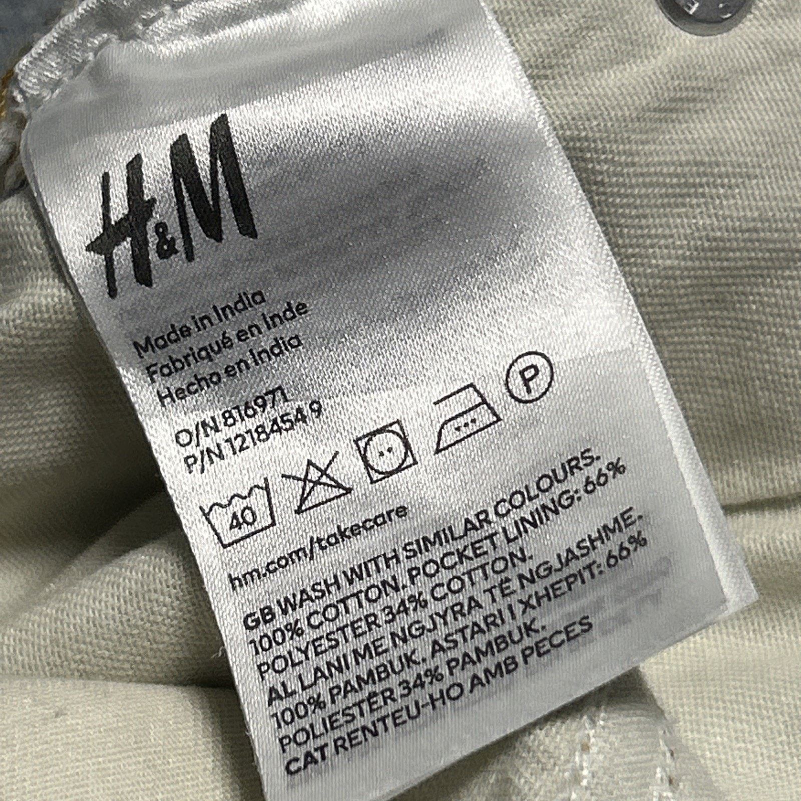 H&M Jhorts Shorts Mens 34 Hamilton Loose Relaxed Wide H&M Skater Size US 34 / EU 50 - 4 Thumbnail