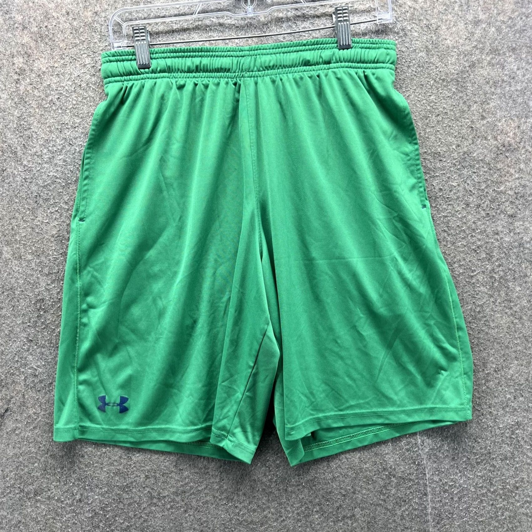 Under Armour Under Armour Shorts Mens M Green Athletic Basketball Gym 9 Inseam Mens Size US 31 - 2 Thumbnail