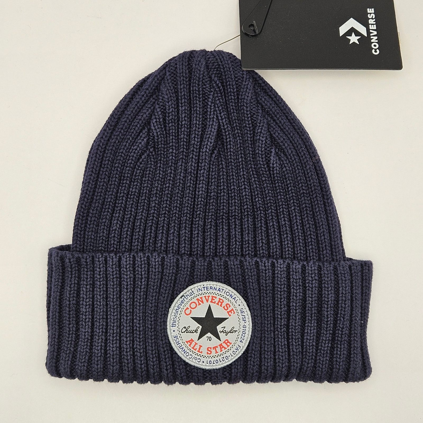 Converse CONVERSE X THISISNEVERTHAT UNISEX ONE SIZE NAVY BEANIE Size ONE SIZE - 1 Thumbnail