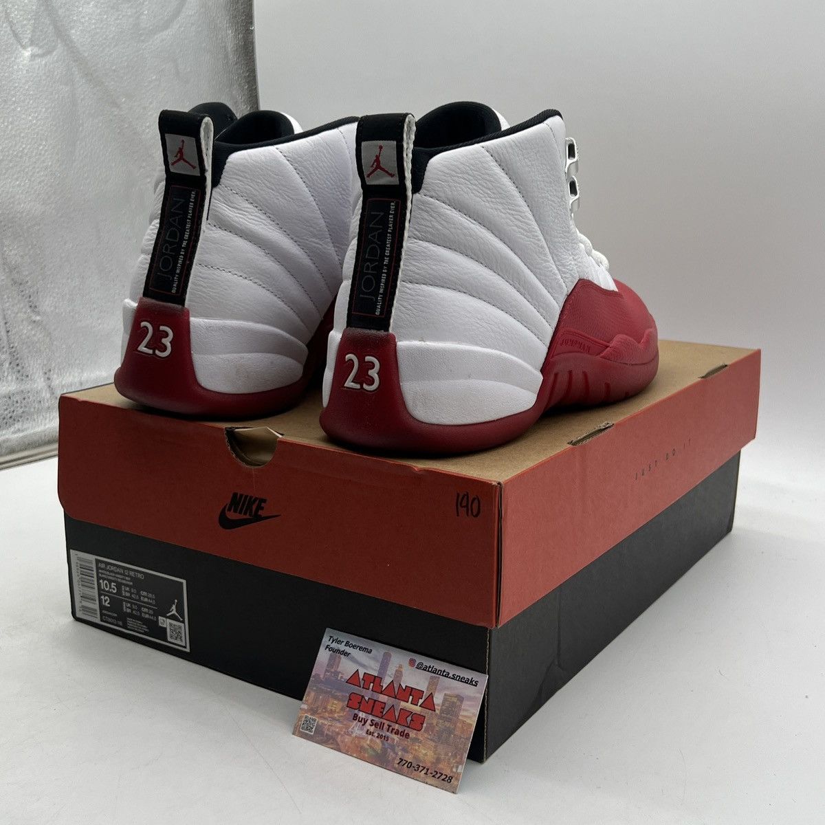 Jordan Brand Air Jordan 12 Cherry Size US 10.5 / EU 43-44 - 5 Thumbnail