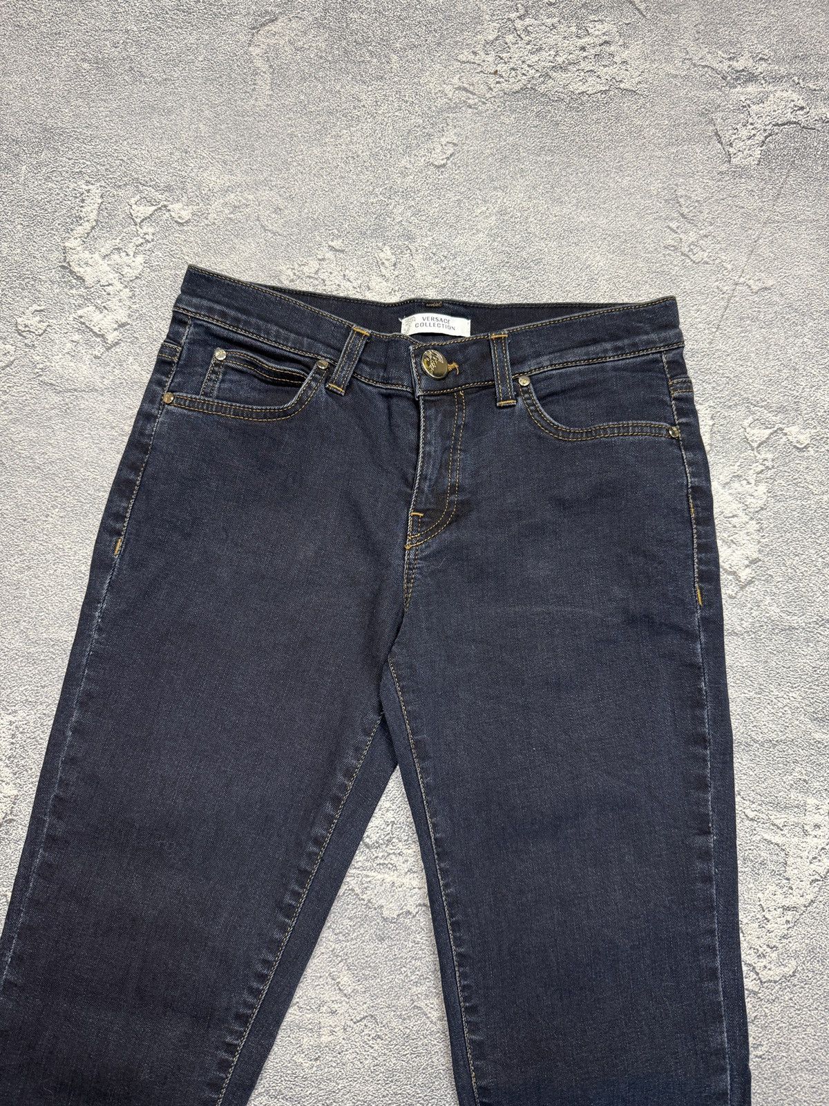 Versace Versace Collection big Medusa logo jeans (32) Size 28" / US 6 / IT 42 - 3 Thumbnail