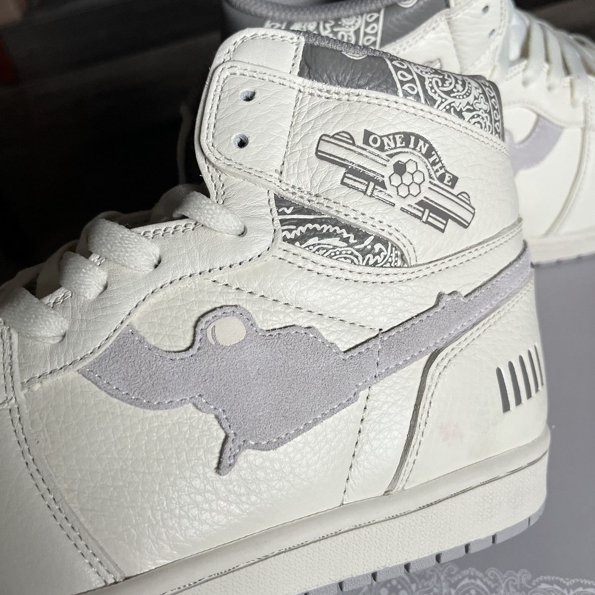 Fugazi New Fugazi One in The Chamber High White/Grey Shoes Size 11 Size US 11 / EU 44 - 9 Thumbnail