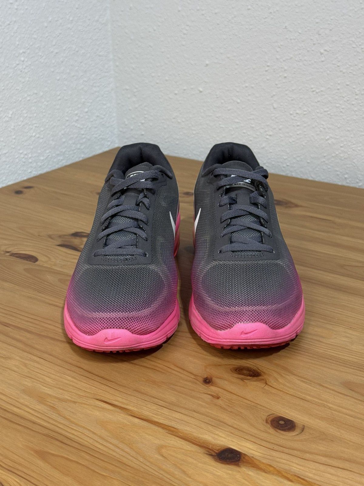 Nike Nike Air Max Sequent Running Gray Pink Size US 6.5 / IT 36.5 - 2 Thumbnail